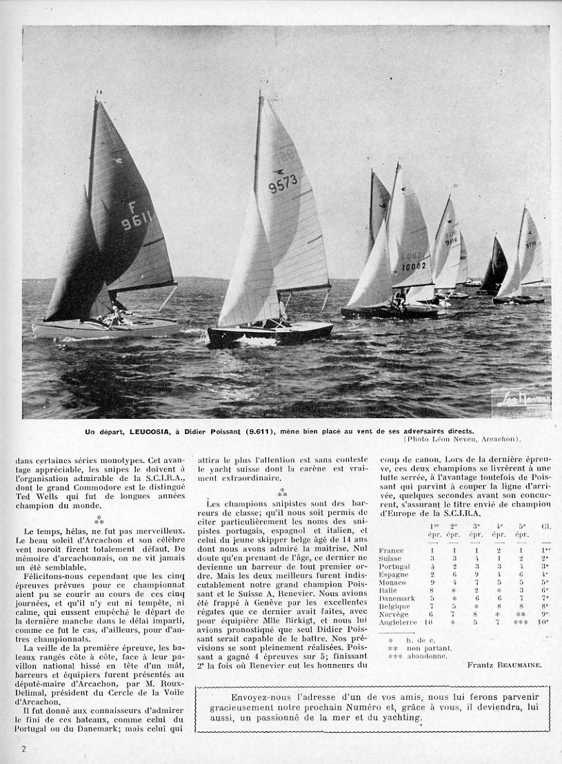  Le Yacht n°3426 du 28 août 1954 - page  