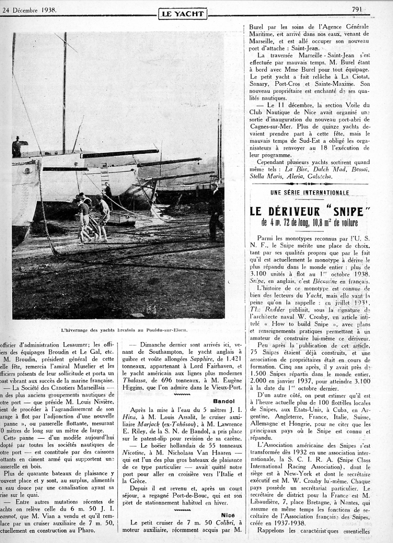  Le Yacht n°2909 du 24 décembre 1938 - page 791 