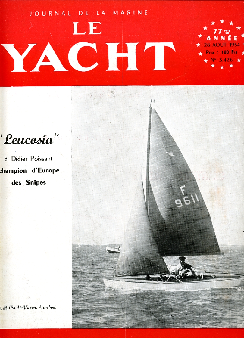  Le Yacht n°3426 du 28 août 1954 - couverture 