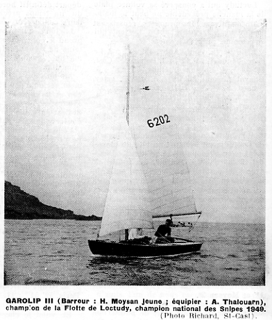  Snipe 6202 (Le Yacht n°3177 du 29 octobre 1949 - page 1181) 