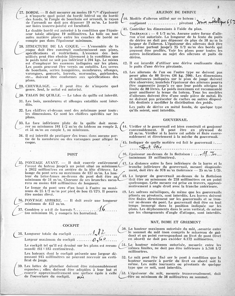  Snipe 6182: Feuille de Jauge - page 3 
