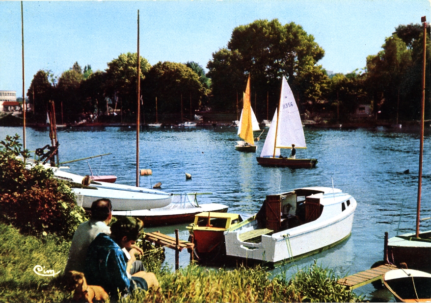  Snipe n°11356 Carte CIM n°CI 1 - Saint-Maur Créteil, la base nautique sur la Marne
