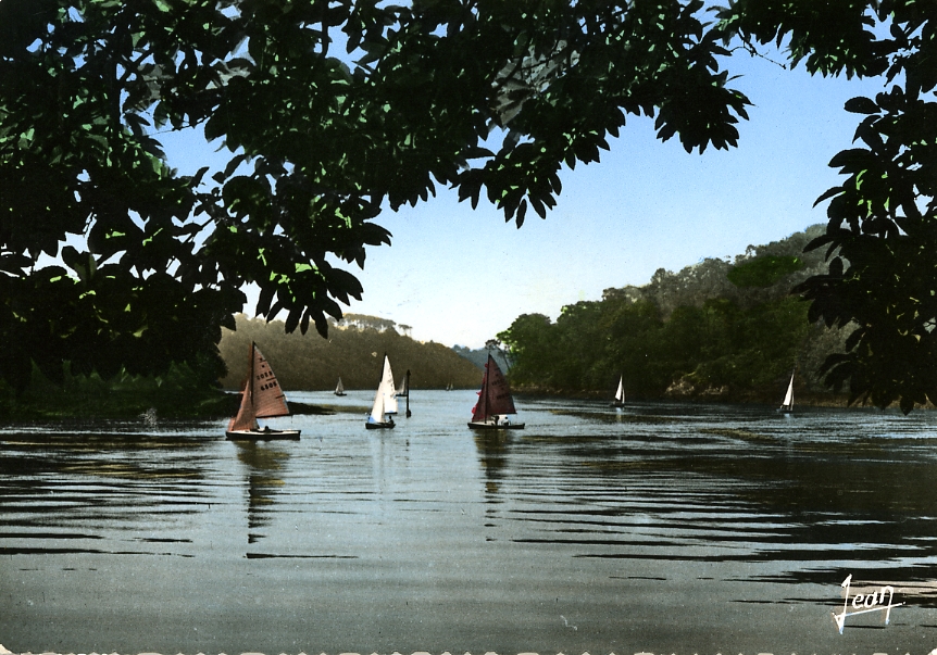  Carte Jean n°10068 - Quimper - Bénodet, Descente des Snipes sur l'Odet