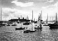 'Le Havre, Avant port, Départ de l'Ile de France'(Carte Galf n°40)