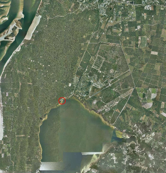  Snipe: Flotte 778 Cazaux Lac - Plan d'eau (extrait de GeoPortail) 