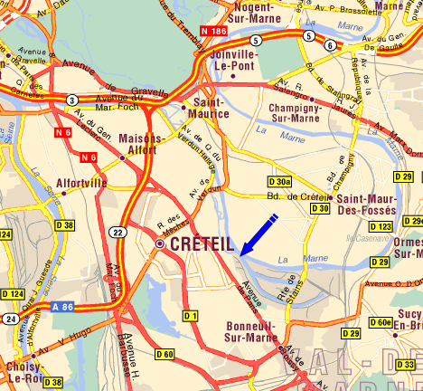 Carte accés au CVBM