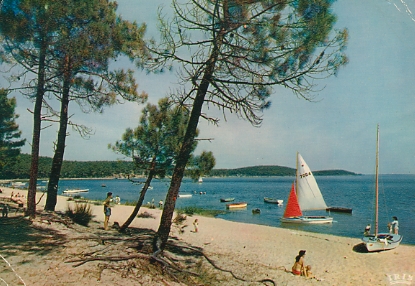 Carte Théojac - 1 - 'Lac de Lacanau la Conche et la Grande Escoure'